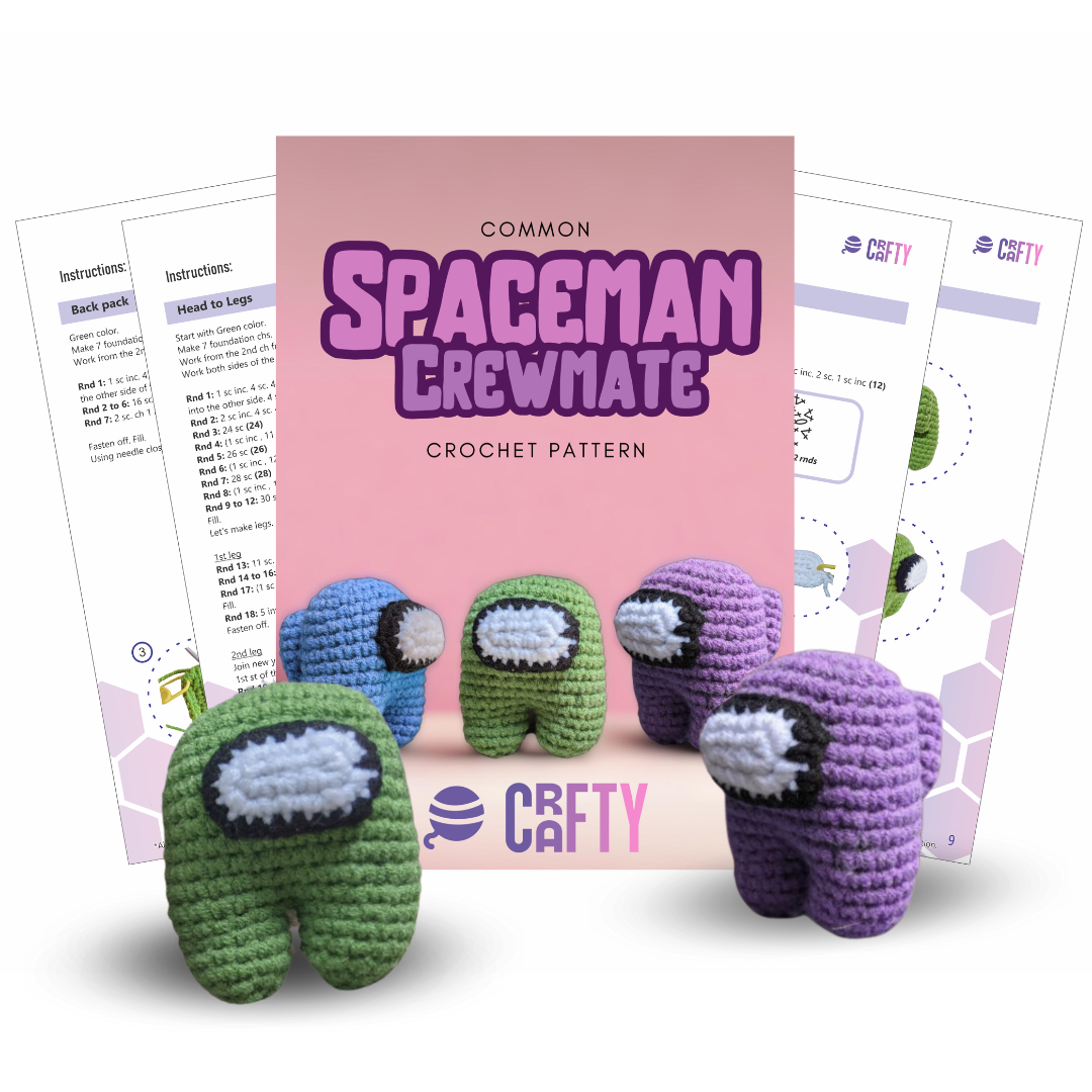 The Spaceman Crewmates Keychains Pack - 5 Box Pack (All-In-One)