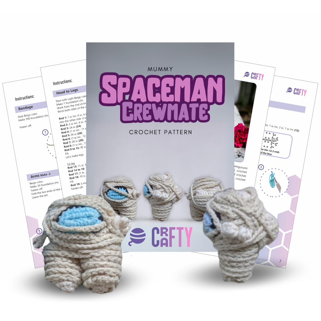 The Spaceman Crewmates Keychains Pack - 5 Box Pack (All-In-One)