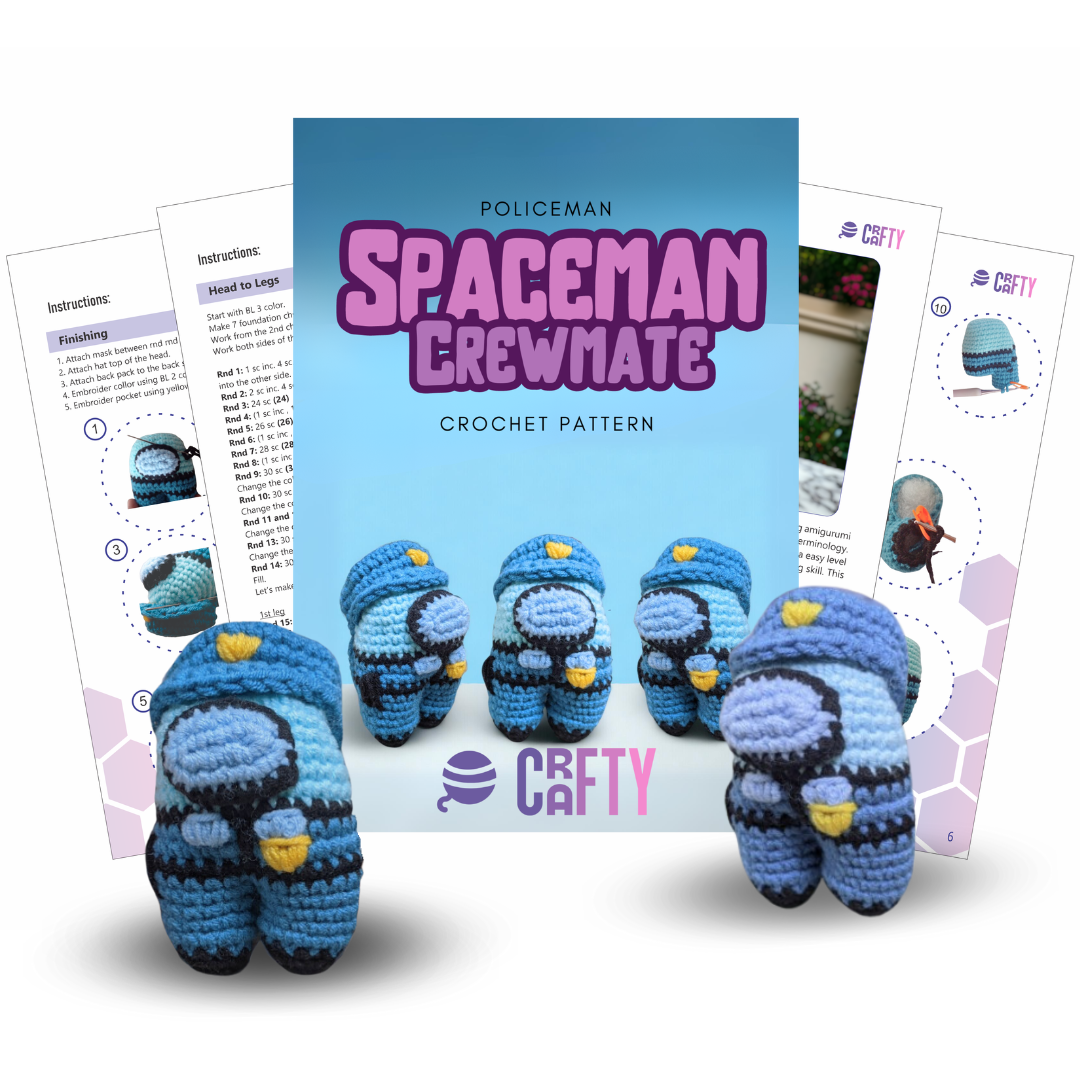 The Spaceman Crewmates Keychains Pack - 5 Box Pack (All-In-One)